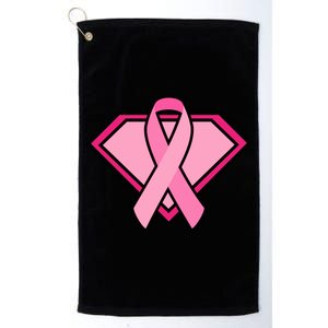 Super Breast Cancer Superhero Platinum Collection Golf Towel