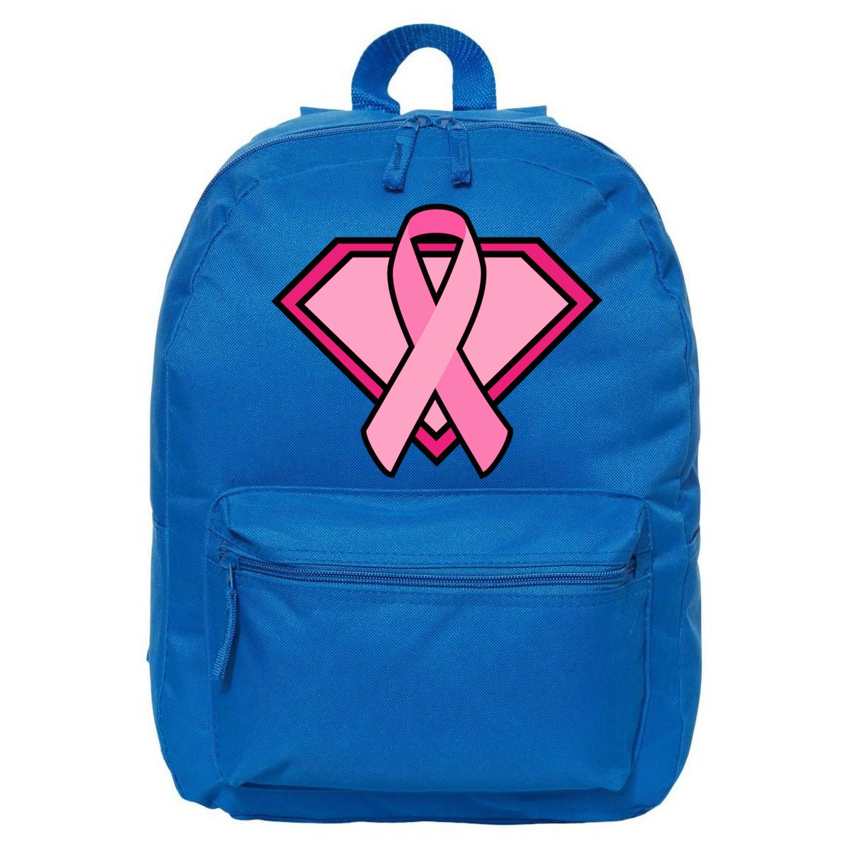 Super Breast Cancer Superhero 16 in Basic Backpack