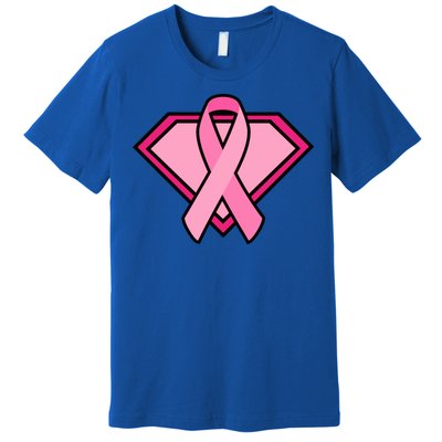 Super Breast Cancer Superhero Premium T-Shirt