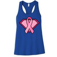 Super Breast Cancer Superhero Women's Racerback Tank