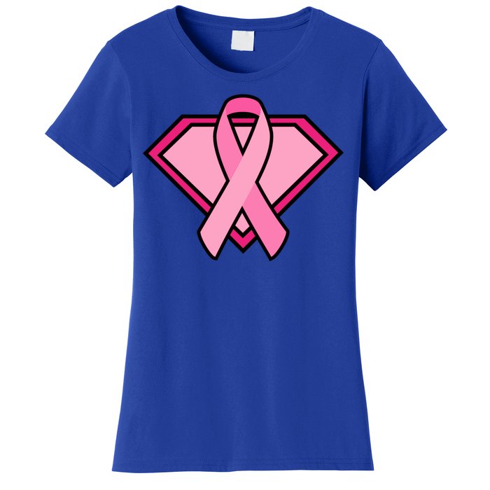 Super Breast Cancer Superhero Women's T-Shirt