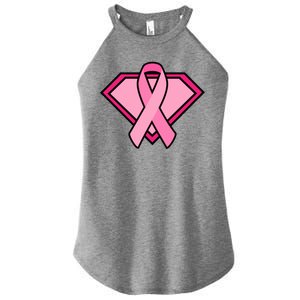 Super Breast Cancer Superhero Women's Perfect Tri Rocker Tank