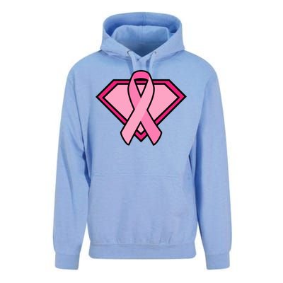 Super Breast Cancer Superhero Unisex Surf Hoodie