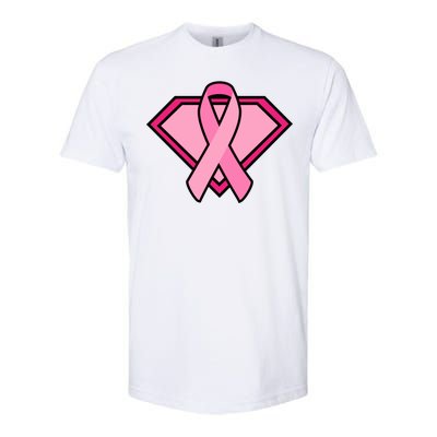 Super Breast Cancer Superhero Softstyle CVC T-Shirt