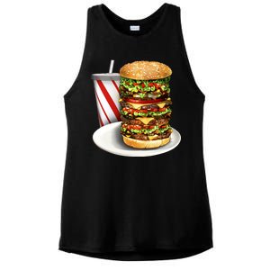 Super Burger Ladies PosiCharge Tri-Blend Wicking Tank