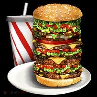 Super Burger Coffee Mug