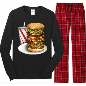 Super Burger Long Sleeve Pajama Set