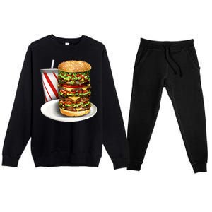 Super Burger Premium Crewneck Sweatsuit Set