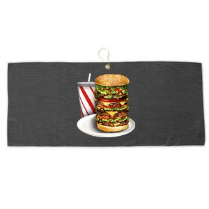 Super Burger Large Microfiber Waffle Golf Towel