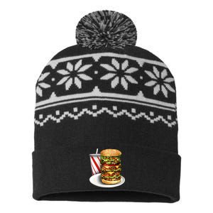 Super Burger USA-Made Snowflake Beanie