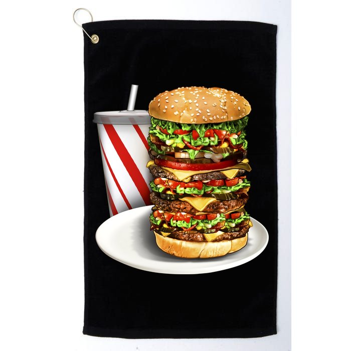 Super Burger Golf Towel