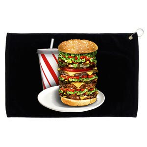 Super Burger Grommeted Golf Towel