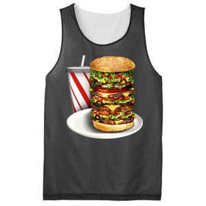 Super Burger Mesh Reversible Basketball Jersey Tank