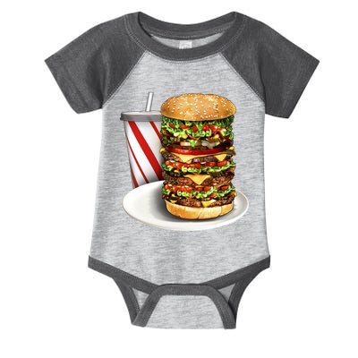Super Burger Infant Baby Jersey Bodysuit