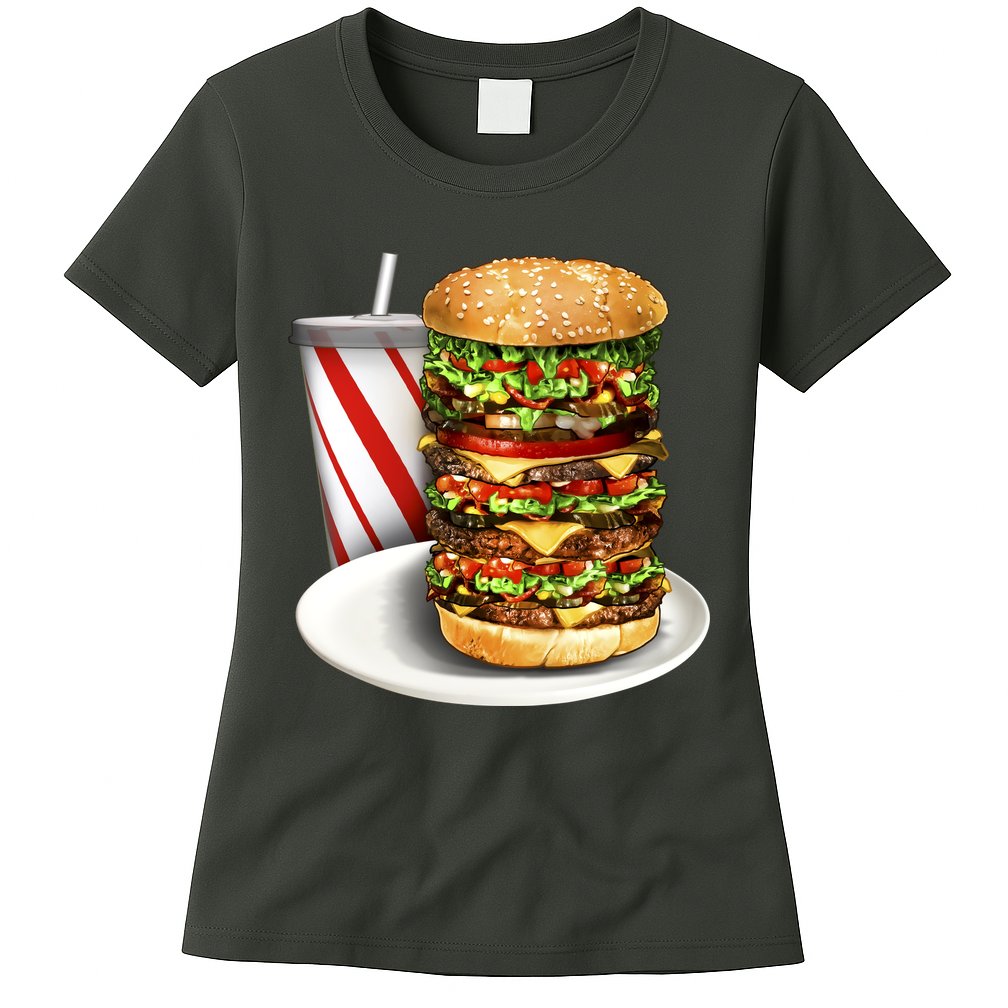 Super Burger Womens T-Shirt
