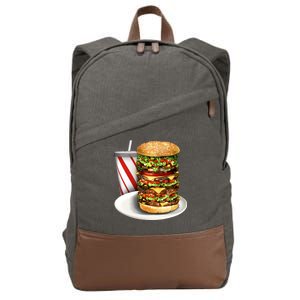 Super Burger Cotton Canvas Backpack