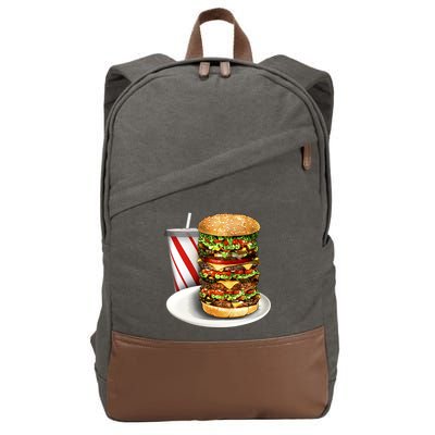 Super Burger Cotton Canvas Backpack