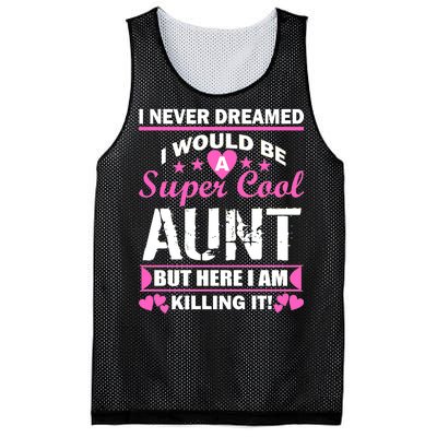 Super Cool Aunt Kiling It Mesh Reversible Basketball Jersey Tank