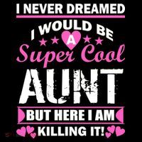 Super Cool Aunt Kiling It Mesh Reversible Basketball Jersey Tank