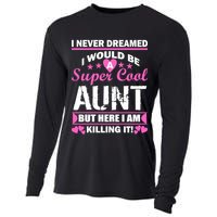 Super Cool Aunt Kiling It Cooling Performance Long Sleeve Crew