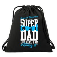 Super Cool Dad Drawstring Bag