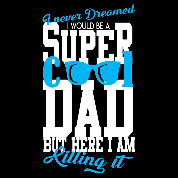 Super Cool Dad Drawstring Bag