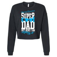 Super Cool Dad Cropped Pullover Crew