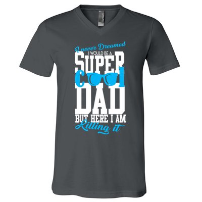 Super Cool Dad V-Neck T-Shirt