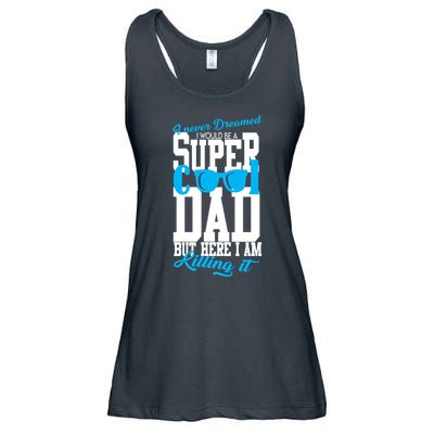 Super Cool Dad Ladies Essential Flowy Tank