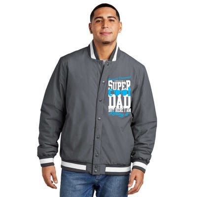 Super Cool Dad Insulated Varsity Jacket