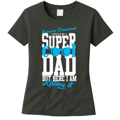 Super Cool Dad Womens T-Shirt