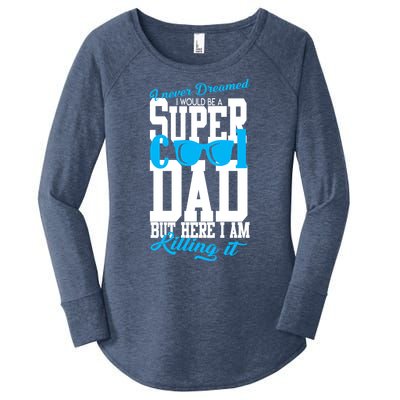 Super Cool Dad Women's Perfect Tri Tunic Long Sleeve Shirt