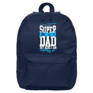 Super Cool Dad 16 in Basic Backpack