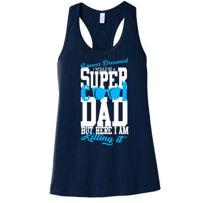 Super Cool Dad Women's Racerback Tank