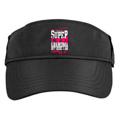 Super Cool Grandma Adult Drive Performance Visor
