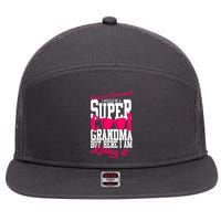Super Cool Grandma 7 Panel Mesh Trucker Snapback Hat