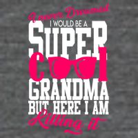 Super Cool Grandma 7 Panel Mesh Trucker Snapback Hat