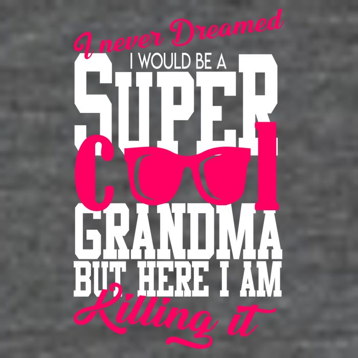 Super Cool Grandma 7 Panel Mesh Trucker Snapback Hat