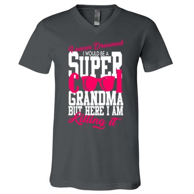 Super Cool Grandma V-Neck T-Shirt