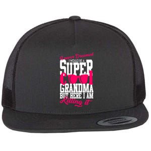 Super Cool Grandma Flat Bill Trucker Hat