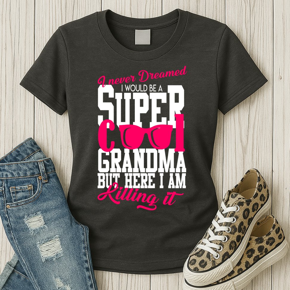 Super Cool Grandma Womens T-Shirt