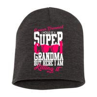 Super Cool Grandma Short Acrylic Beanie