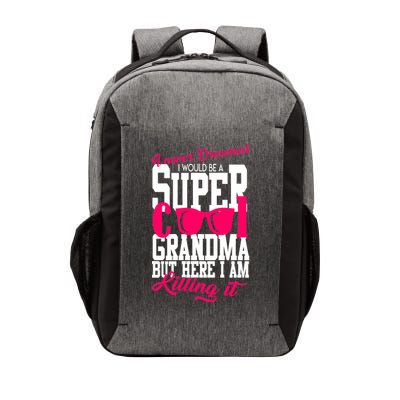 Super Cool Grandma Vector Backpack