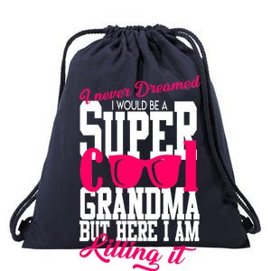 Super Cool Grandma Drawstring Bag