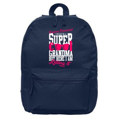 Super Cool Grandma 16 in Basic Backpack