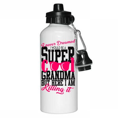 Super Cool Grandma Aluminum Water Bottle