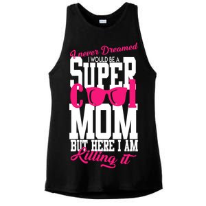 Super Cool Mom Ladies PosiCharge Tri-Blend Wicking Tank