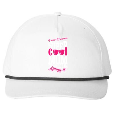 Super Cool Mom Snapback Five-Panel Rope Hat