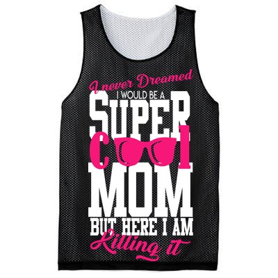 Super Cool Mom Mesh Reversible Basketball Jersey Tank