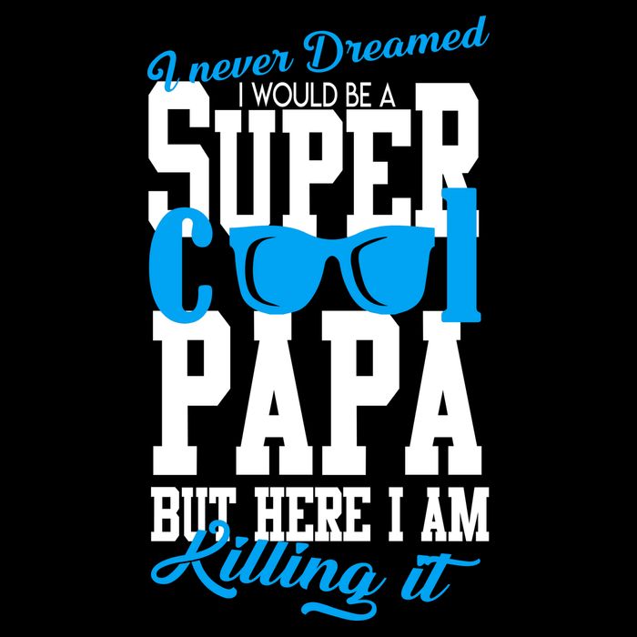 Super Cool Papa Cropped Pullover Crew
